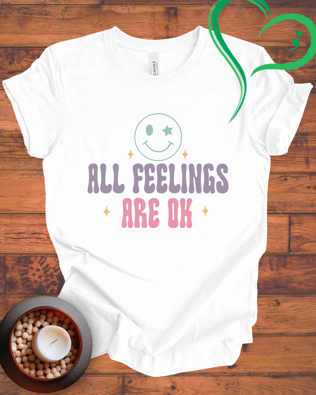 All Feelings Are OK Happy Face T-shirt