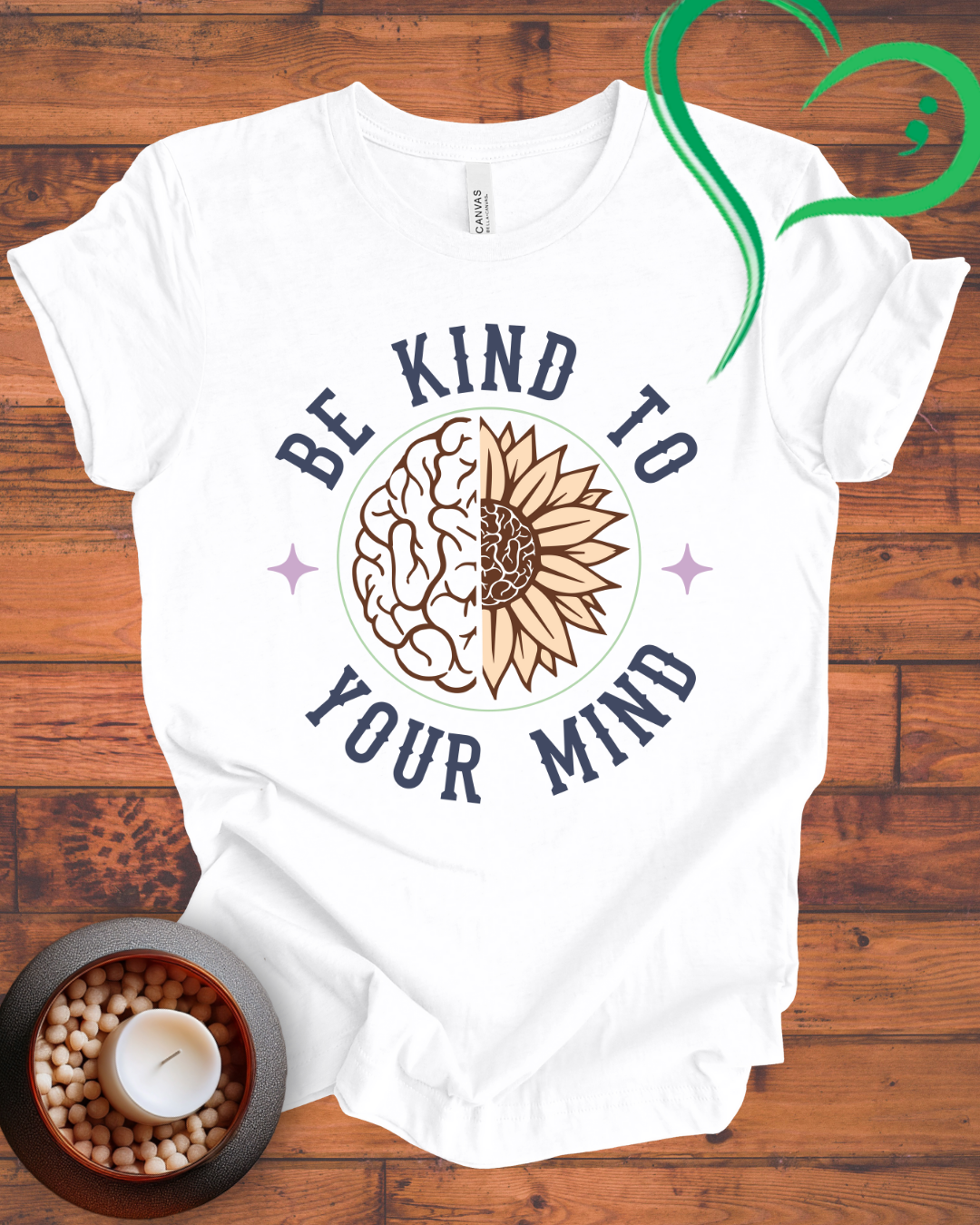 Be Kind To Your Mind Sunflower T-shirt