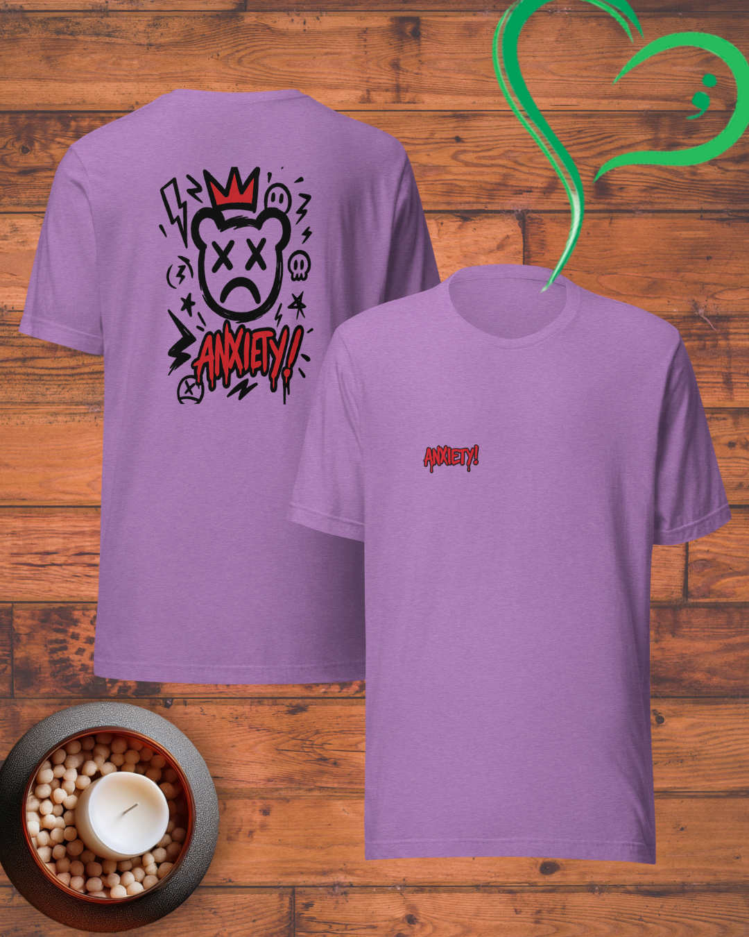 Anxiety Mens T-Shirt