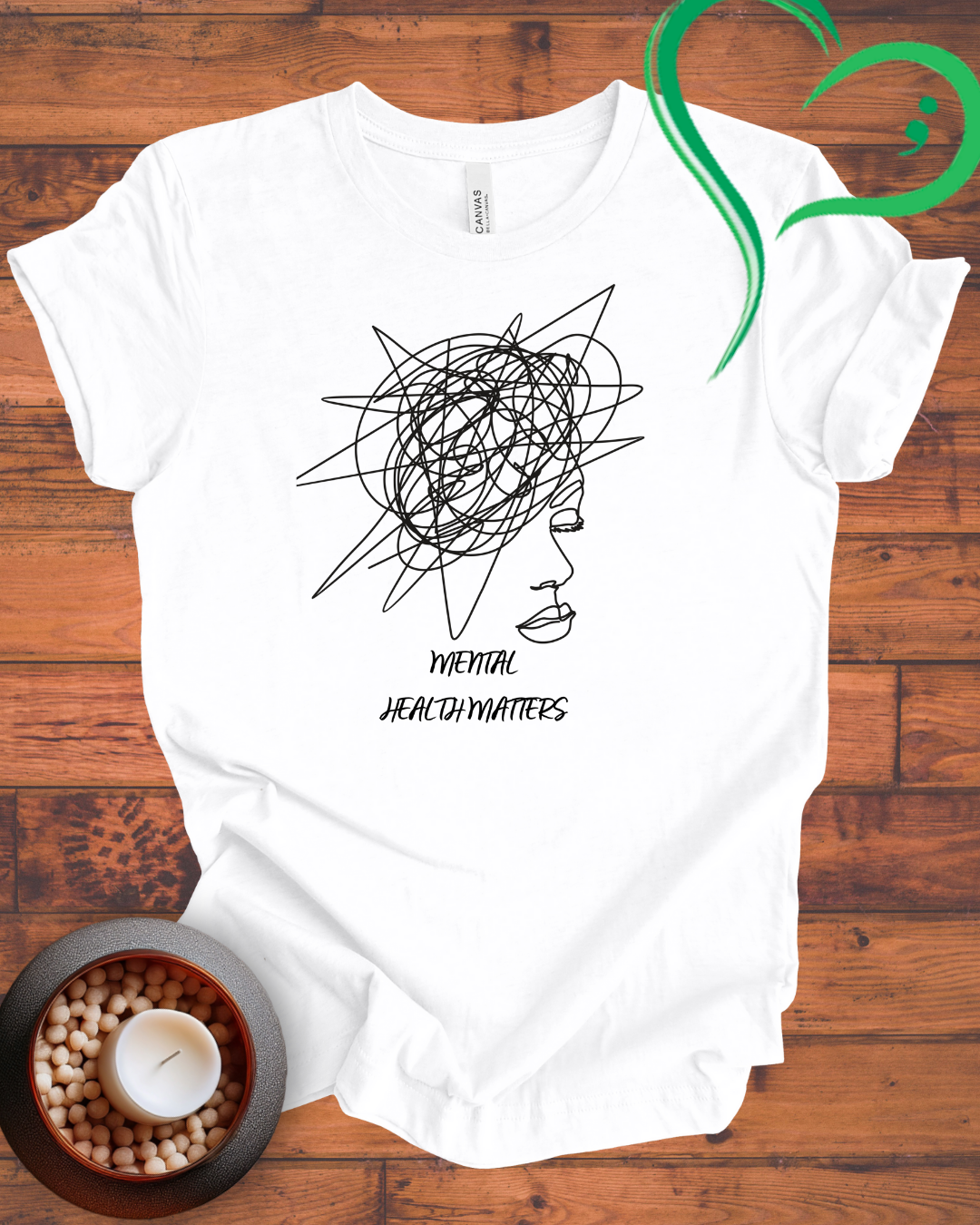 Mental Health Matters Scribble T-shirt