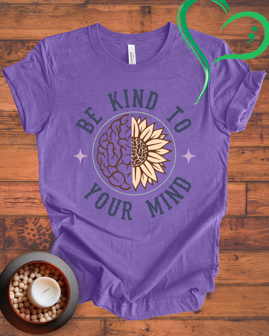 Be Kind To Your Mind Sunflower T-shirt