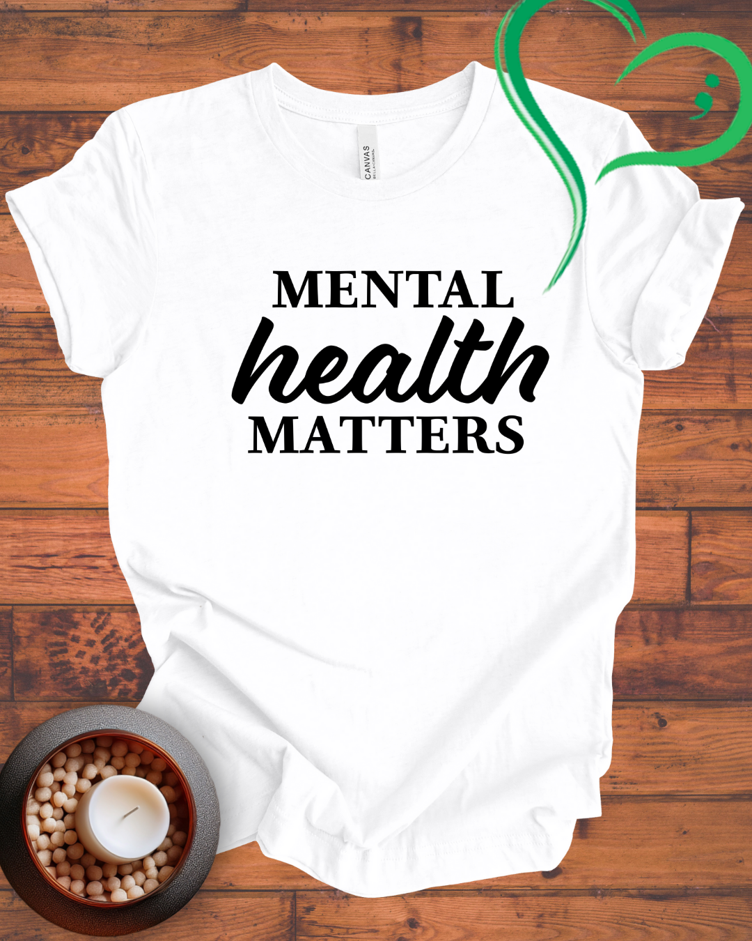 MENTAL HEALTH MATTERS TEXT T-shirt