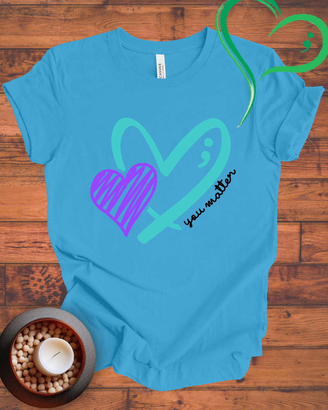 You Matter Scribble Heart T-shirt