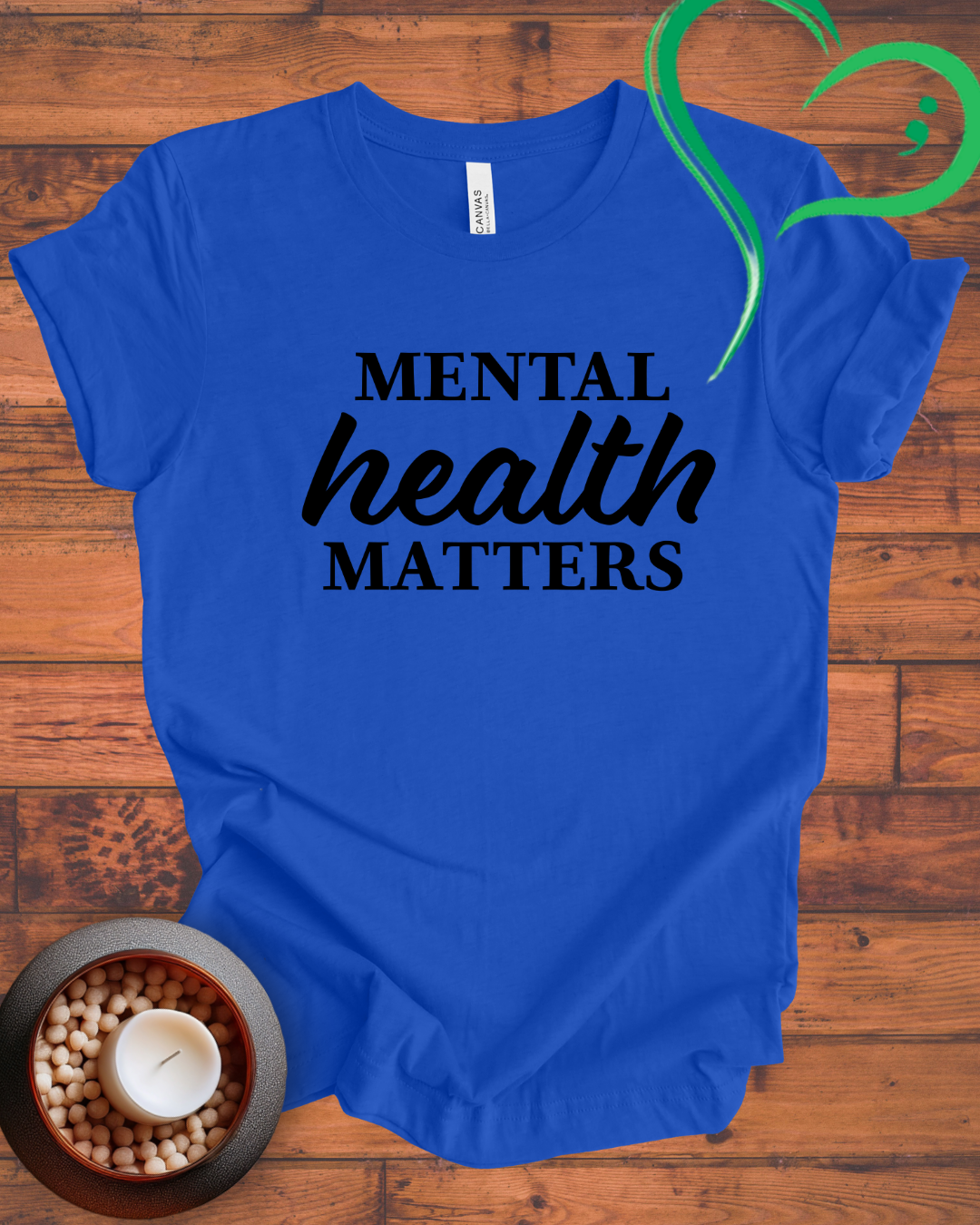 MENTAL HEALTH MATTERS TEXT T-shirt