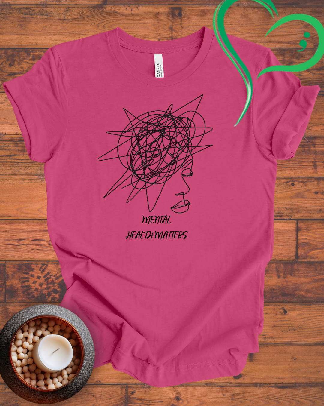 Mental Health Matters Scribble T-shirt